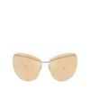 0dl1007 Wraparound shape sunglasses
