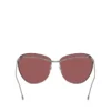 0dl1007 Wraparound shape sunglasses