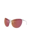 0dl1007 Wraparound shape sunglasses