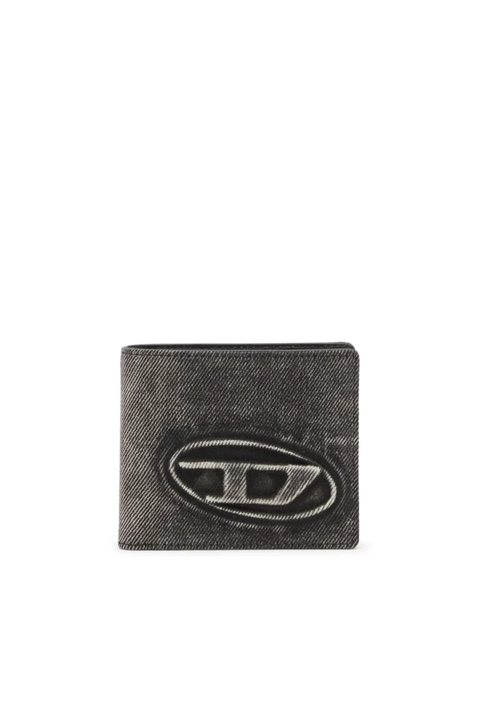 1dr bi fold coin s 3d Wallet in washed denim 1dr bi fold coin s 3d Wallet in washed denim