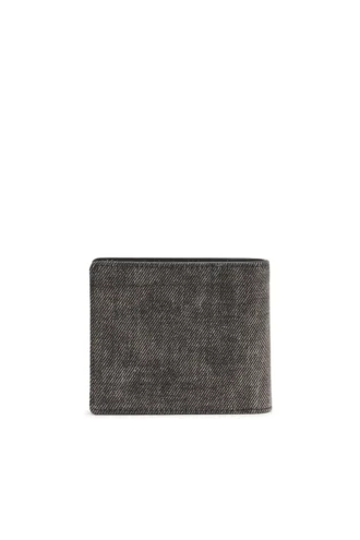 1dr bi fold coin s 3d Wallet in washed denim