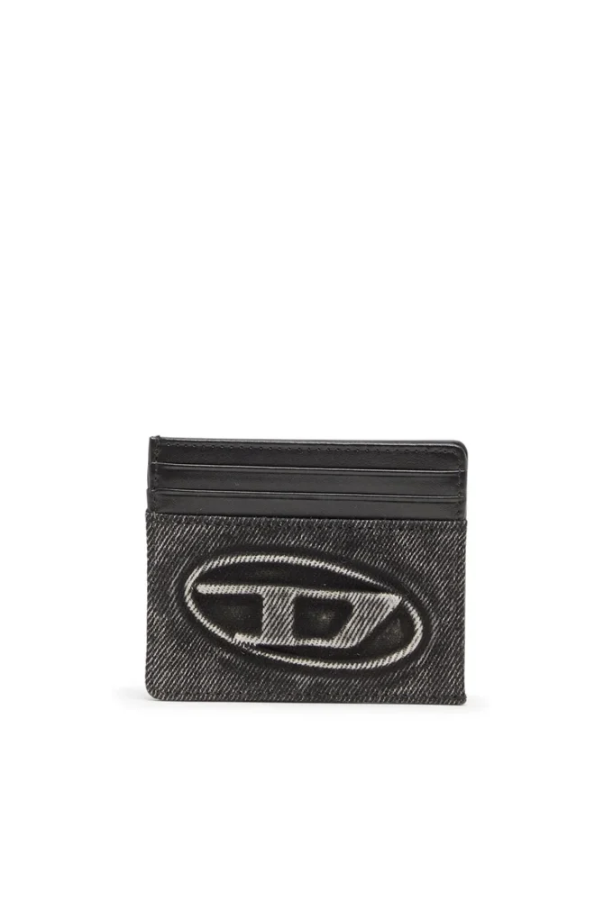 1dr card case Card holder in washed cotton and leather 1dr card case Card holder in washed cotton and leather