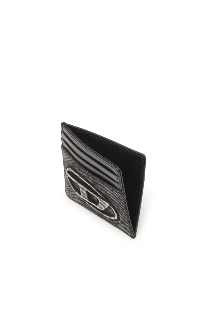 1dr card case Card holder in washed cotton and leather 1dr card case Card holder in washed cotton and leather