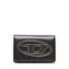 1dr card holder iv Leather card holder with enamelled Oval D
