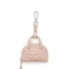 1dr dome charms Bag charm in glossy, crinkled naplak