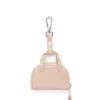 1dr dome charms Bag charm in glossy, crinkled naplak