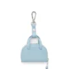 1dr dome charms Bag charm in glossy, crinkled naplak