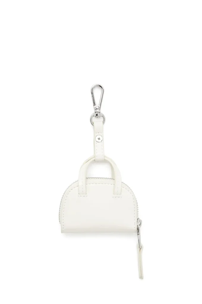1dr dome charms Bag charm in glossy, crinkled naplak