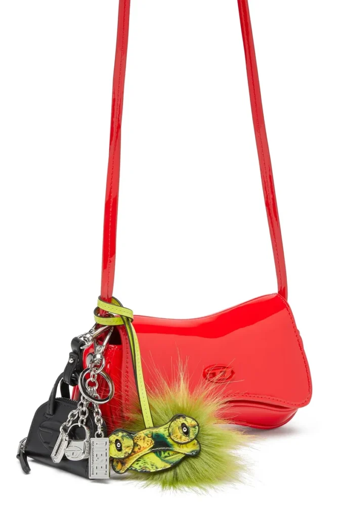 1dr dome charms Leather bag charm 1dr dome charms Leather bag charm