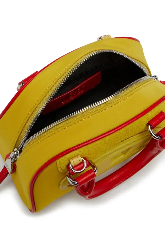 1dr dome crossbody 1DR Dome-Colour-block mini bowling bag 1dr dome crossbody 1DR Dome-Colour-block mini bowling bag