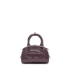 1dr dome crossbody 1DR Dome-Mini bowling bag in burgundy leather 1dr dome crossbody 1DR Dome-Mini bowling bag in burgundy leather
