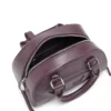 1dr dome crossbody 1DR Dome-Mini bowling bag in burgundy leather 1dr dome crossbody 1DR Dome-Mini bowling bag in burgundy leather