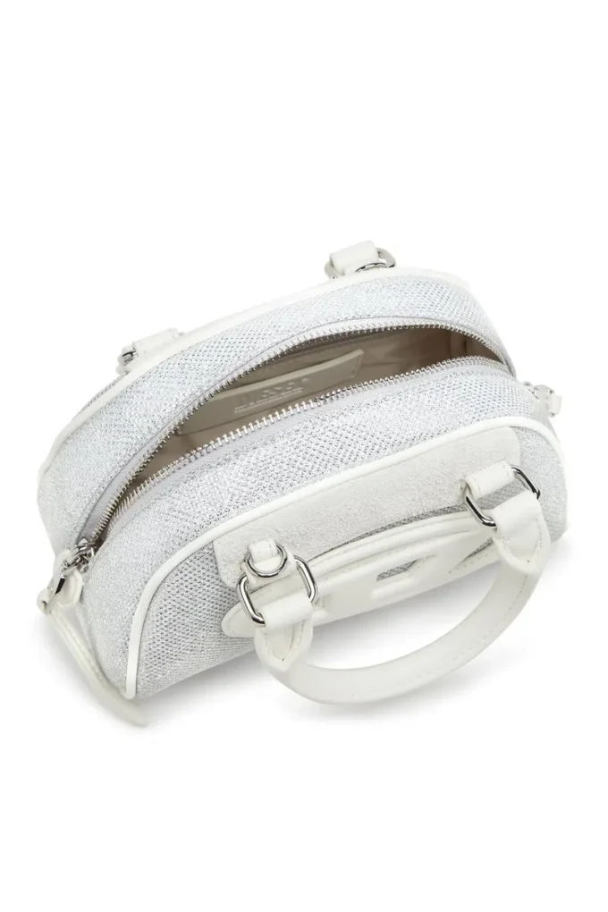 1dr dome crossbody 1DR Dome-Mini bowling bag in lurex fabric 1dr dome crossbody 1DR Dome-Mini bowling bag in lurex fabric