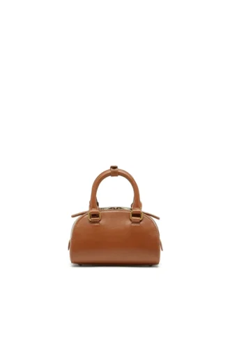 1dr dome crossbody 1DR Dome-Mini bowling bag in pull-up leather
