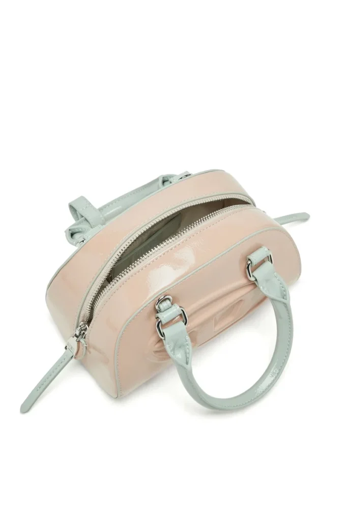 1dr dome crossbody 1DR Dome-Mini bowling bag with naplak effect 1dr dome crossbody 1DR Dome-Mini bowling bag with naplak effect