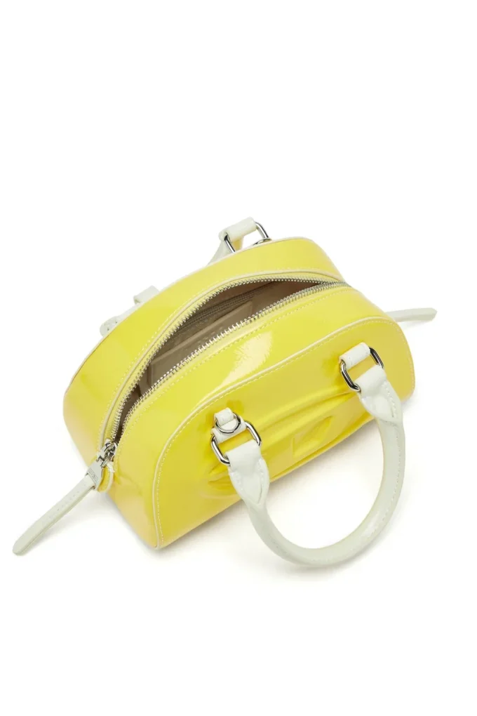 1dr dome crossbody 1DR Dome-Mini bowling bag with naplak effect 1dr dome crossbody 1DR Dome-Mini bowling bag with naplak effect
