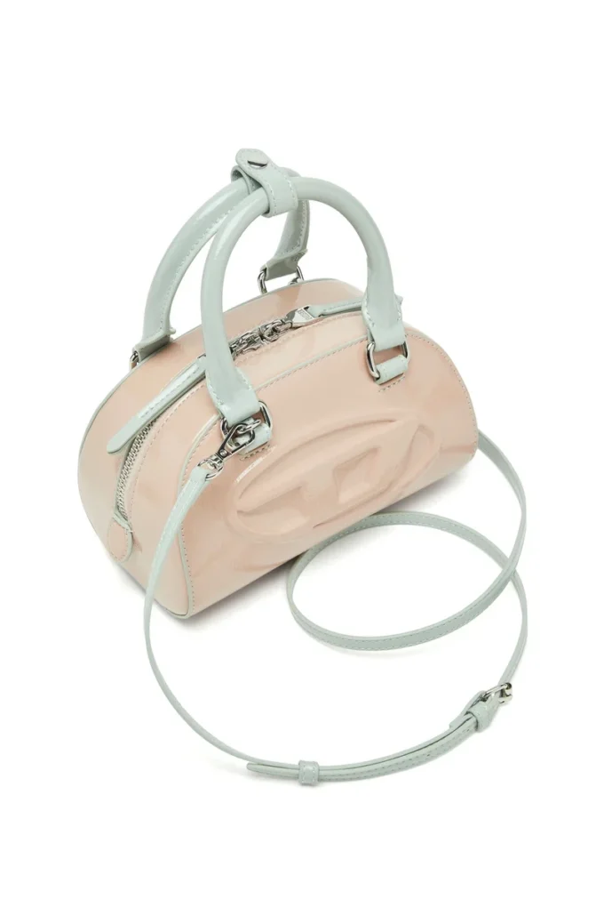 1dr dome crossbody 1DR Dome-Mini bowling bag with naplak effect 1dr dome crossbody 1DR Dome-Mini bowling bag with naplak effect