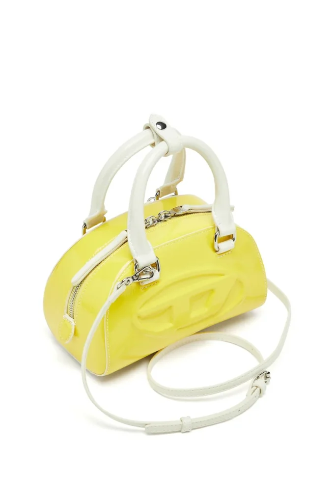 1dr dome crossbody 1DR Dome-Mini bowling bag with naplak effect 1dr dome crossbody 1DR Dome-Mini bowling bag with naplak effect