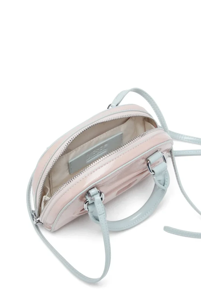 1dr dome crossbody xs 1DR Dome-Mini crossbody bag with naplak effect 1dr dome crossbody xs 1DR Dome-Mini crossbody bag with naplak effect