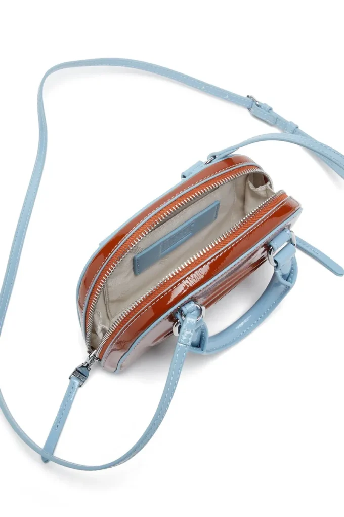 1dr dome crossbody xs 1DR Dome-Mini crossbody bag with naplak effect 1dr dome crossbody xs 1DR Dome-Mini crossbody bag with naplak effect