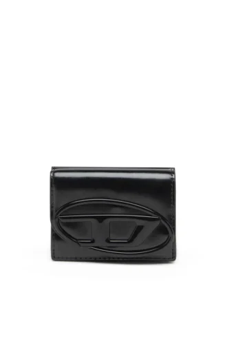 1dr tri fold coin xs ii Tri-fold wallet in mirrored leather