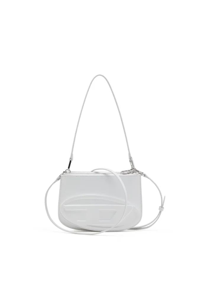 1dr twin 1DR Twin-Double-pouch shoulder bag in printed leather 1dr twin 1DR Twin-Double-pouch shoulder bag in printed leather