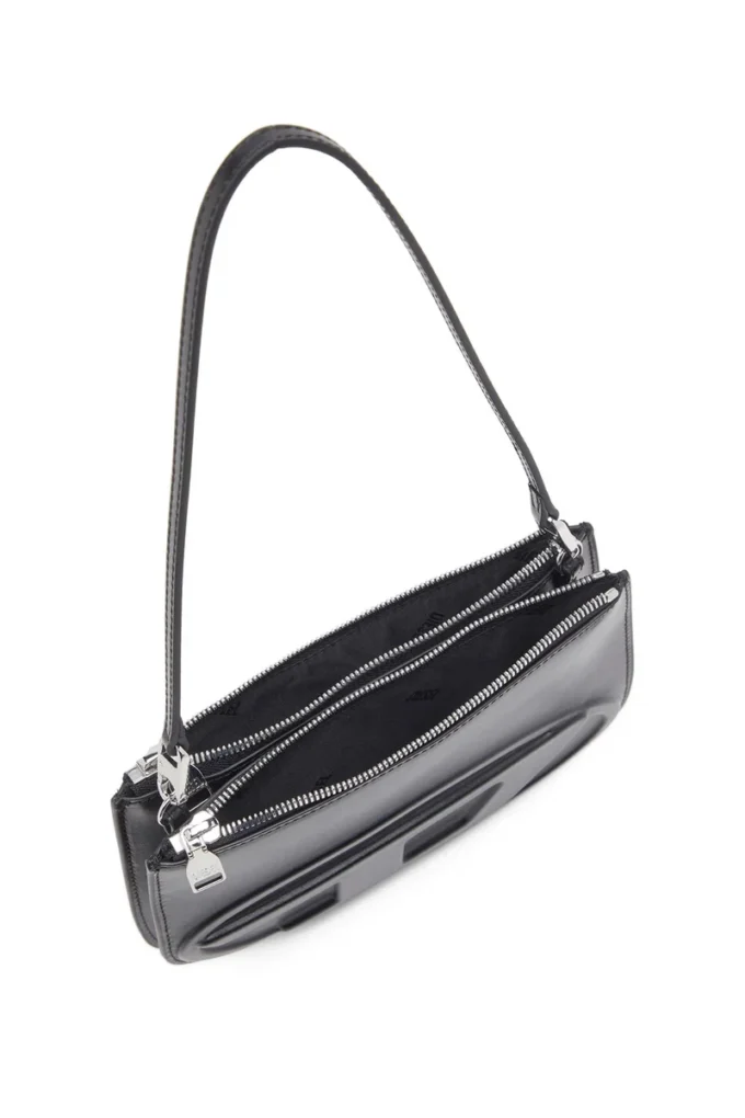 1dr twin 1DR Twin-Double-pouch shoulder bag in printed leather 1dr twin 1DR Twin-Double-pouch shoulder bag in printed leather