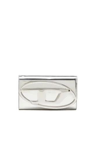 1dr wallet strap Wallet bag in mirrored leather