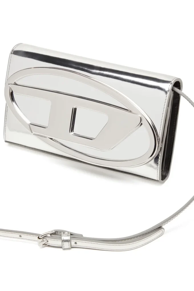 1dr wallet strap Wallet bag in mirrored leather 1dr wallet strap Wallet bag in mirrored leather