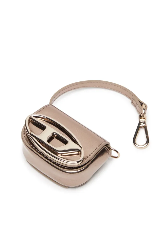 1dr xxs Bag charm in metallic leather