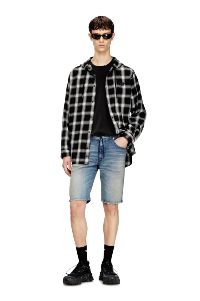2033 d-krooley-short jogg Slim-fit shorts in clean JoggJeans 2033 d-krooley-short jogg Slim-fit shorts in clean JoggJeans