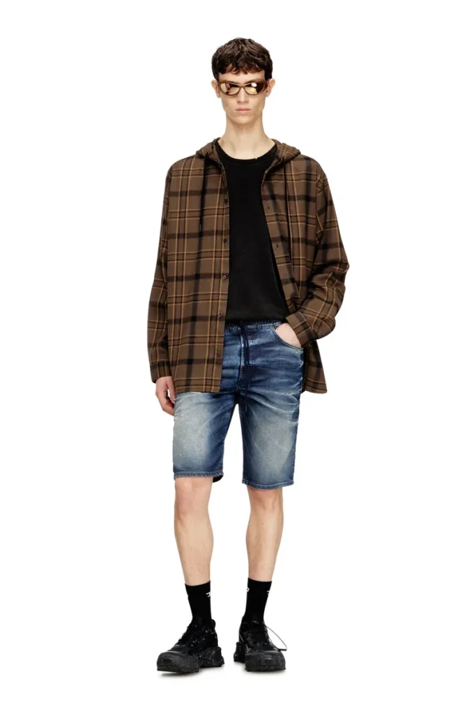 2033 d-krooley-short jogg Slim fit shorts in treated JoggJeans 2033 d-krooley-short jogg Slim fit shorts in treated JoggJeans
