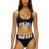allison-d-pop Microfibre sports bra with cut-off logo allison-d-pop Microfibre sports bra with cut-off logo