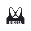allison-d-pop Microfibre sports bra with cut-off logo allison-d-pop Microfibre sports bra with cut-off logo