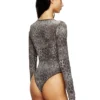 angelica-utlt Bodysuit with all-over animal print angelica-utlt Bodysuit with all-over animal print