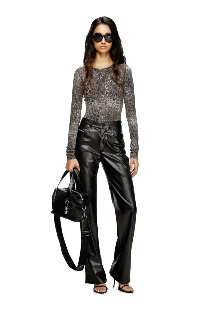 angelica-utlt Bodysuit with all-over animal print angelica-utlt Bodysuit with all-over animal print