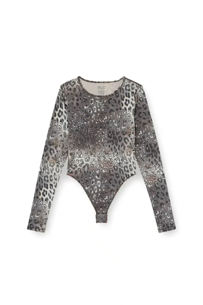 angelica-utlt Bodysuit with all-over animal print angelica-utlt Bodysuit with all-over animal print