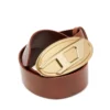 b-1dr 2.0 4 cm leather belt with Oval D plaque b-1dr 2.0 4 cm leather belt with Oval D plaque