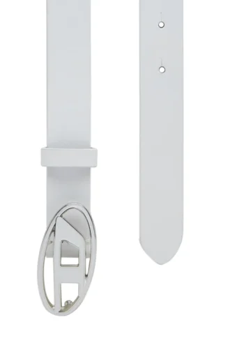 b-1dr 25 2.4cm leather belt with enamelled buckle