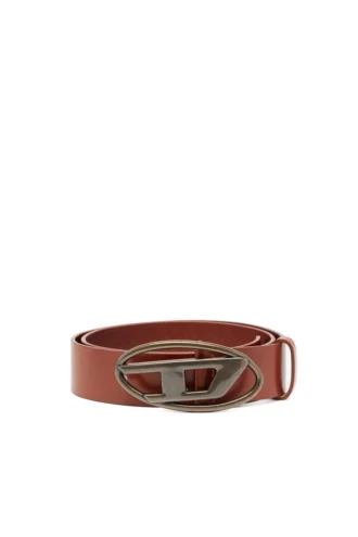 b-1dr 3.9cm leather belt with D buckle