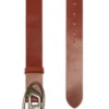 b-1dr 3.9cm leather belt with D buckle b-1dr 3.9cm leather belt with D buckle
