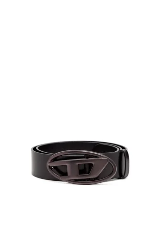 b-1dr 3.9cm leather belt with metallic Oval D buckle