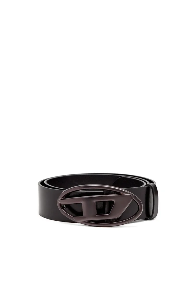 b-1dr 3.9cm leather belt with metallic Oval D buckle b-1dr 3.9cm leather belt with metallic Oval D buckle