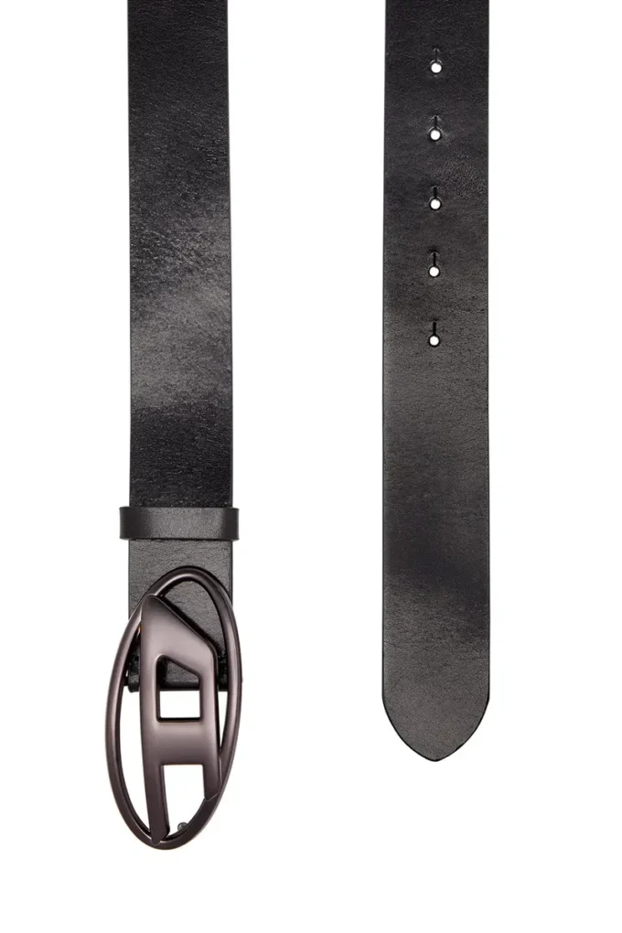 b-1dr 3.9cm leather belt with metallic Oval D buckle b-1dr 3.9cm leather belt with metallic Oval D buckle