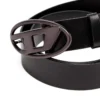 b-1dr 3.9cm leather belt with metallic Oval D buckle b-1dr 3.9cm leather belt with metallic Oval D buckle
