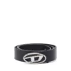 b-1dr-layer 2.9cm leather belt with oval d logo