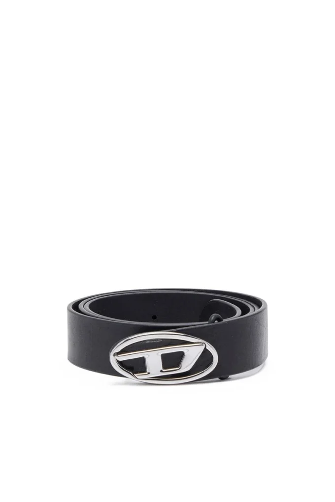 b-1dr-layer 2.9cm leather belt with oval d logo