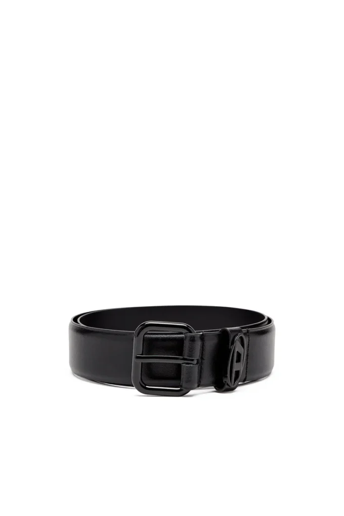 b-1dr oval d loop 3.9cm logo-plaque embellished leather belt b-1dr oval d loop 3.9cm logo-plaque embellished leather belt