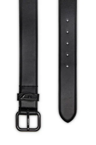 b-1dr oval d loop 3.9cm logo-plaque embellished leather belt
