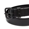 b-1dr oval d loop 3.9cm logo-plaque embellished leather belt b-1dr oval d loop 3.9cm logo-plaque embellished leather belt